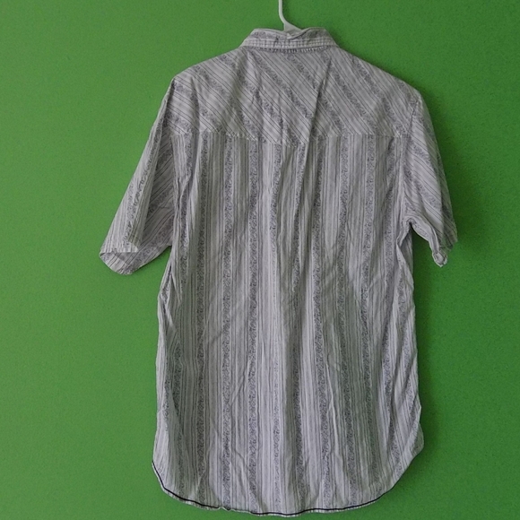 Blue Sol Men's Large Button down Shortsleeve Shirt - Picture 5 of 7